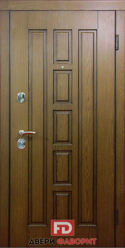входная дверь в квартиру с МДФ