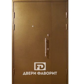 Дверь двустворчатая с цинкогрунтом