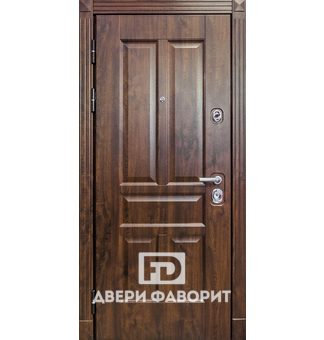 дверь для улицы с филенчатым мдф с фрезерным узором